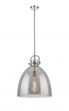 Innovations Lighting 410-1SL-PN-G412-16SM - Newton Bell - 1 Light - 16 inch - Polished Nickel - Multi Pendant