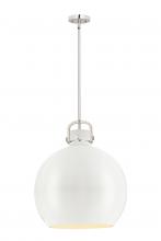 Innovations Lighting 410-1SL-PN-M410-18W - Newton Sphere - 1 Light - 18 inch - Polished Nickel - Multi Pendant