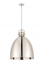 Innovations Lighting 410-1SL-PN-M412-16PN - Newton Sphere - 1 Light - 16 inch - Polished Nickel - Multi Pendant