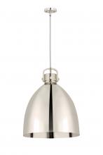 Innovations Lighting 410-1SL-PN-M412-18PN - Newton Sphere - 1 Light - 18 inch - Polished Nickel - Multi Pendant