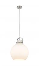 Innovations Lighting 410-1SL-SN-G410-14WH - Newton Sphere - 1 Light - 14 inch - Satin Nickel - Multi Pendant