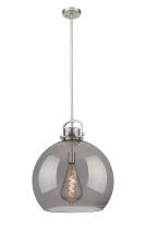 Innovations Lighting 410-1SL-SN-G410-18SM - Newton Sphere - 1 Light - 18 inch - Satin Nickel - Multi Pendant