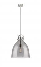 Innovations Lighting 410-1SL-SN-G412-14SM - Newton Bell - 1 Light - 14 inch - Satin Nickel - Multi Pendant