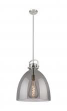 Innovations Lighting 410-1SL-SN-G412-16SM - Newton Bell - 1 Light - 16 inch - Satin Nickel - Multi Pendant