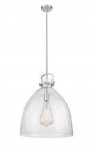 Innovations Lighting 410-1SL-SN-G412-18SDY - Newton Bell - 1 Light - 18 inch - Satin Nickel - Multi Pendant