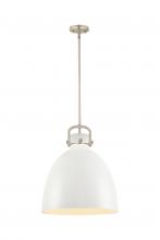 Innovations Lighting 410-1SL-SN-M412-16W - Newton Sphere - 1 Light - 16 inch - Satin Nickel - Multi Pendant