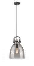 Innovations Lighting 410-1SM-BK-G412-10SM - Newton Bell - 1 Light - 10 inch - Matte Black - Multi Pendant