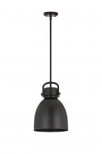 Innovations Lighting 410-1SM-BK-M412-10BK - Newton Sphere - 1 Light - 10 inch - Matte Black - Multi Pendant