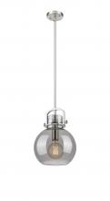 Innovations Lighting 410-1SM-SN-G410-10SM - Newton Sphere - 1 Light - 8 inch - Brushed Satin Nickel - Stem Hung - Mini Pendant