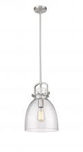 Innovations Lighting 410-1SM-SN-G412-10SDY - Newton Bell - 1 Light - 10 inch - Satin Nickel - Multi Pendant