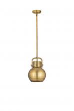 Innovations Lighting 410-1SS-BB-M410-8BB - Newton Sphere - 1 Light - 8 inch - Brushed Brass - Multi Pendant