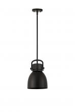 Innovations Lighting 410-1SS-BK-M412-8BK - Newton Sphere - 1 Light - 8 inch - Matte Black - Mini Pendant