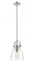 Innovations Lighting 410-1SS-PN-G412-8SDY - Newton Bell - 1 Light - 8 inch - Polished Nickel - Multi Pendant