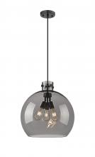 Innovations Lighting 410-3PL-BK-G410-18SM - Newton Sphere - 3 Light - 18 inch - Matte Black - Cord hung - Pendant