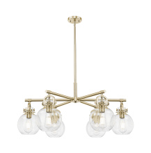 Innovations Lighting 410-6CR-CB-G410-7SDY - Newton Sphere - 6 Light - 26 inch - Champagne Bronze - Chandelier
