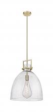 Innovations Lighting 411-1SL-CB-G412-16SDY - Newton Bell - 1 Light - 16 inch - Champagne Bronze - Pendant