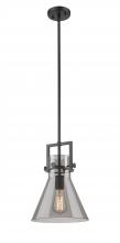 Innovations Lighting 411-1SM-BK-G411-10SM - Newton Cone - 1 Light - 10 inch - Matte Black - Stem Hung - Mini Pendant