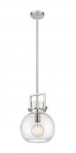 Innovations Lighting 411-1SM-SN-G410-10SDY - Newton Sphere - 1 Light - 10 inch - Satin Nickel - Mini Pendant