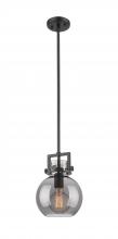 Innovations Lighting 411-1SS-BK-G410-8SM - Newton Sphere - 1 Light - 8 inch - Matte Black - Mini Pendant