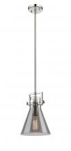 Innovations Lighting 411-1SS-PN-G411-8SM - Newton Cone - 1 Light - 8 inch - Polished Nickel - Mini Pendant