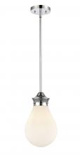  414-1S-PC-8W - Genesis - 1 Light - 8 inch - Polished Chrome - Cord hung - Mini Pendant