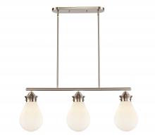  414-3I-SN-G4141-8 - Genesis - 3 Light - 39 inch - Satin Nickel - Cord hung - Island Light