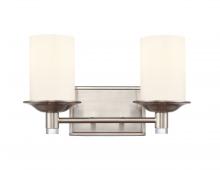 Innovations Lighting 417-2W-SN-G4171 - Manhattan - 2 Light - 15 inch - Satin Nickel - Bath Vanity Light