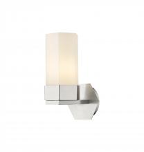 Innovations Lighting 427-1W-SN-G427-9WH - Claverack - 1 Light - 6 inch - Satin Nickel - Sconce