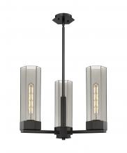 Innovations Lighting 427-3CR-BK-G427-14SM - Claverack - 3 Light - 22 inch - Matte Black - Pendant