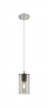 Innovations Lighting 434-1P-SN-G434-7SM - Crown Point - 1 Light - 5 inch - Satin Nickel - Pendant