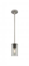 Innovations Lighting 434-1S-SN-G434-7SM - Crown Point - 1 Light - 5 inch - Satin Nickel - Pendant