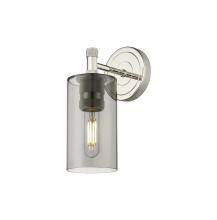 Innovations Lighting 434-1W-PN-G434-7SM - Crown Point - 1 Light - 5 inch - Polished Nickel - Sconce