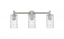 Innovations Lighting 434-3W-SN-G434-7DE - Crown Point - 3 Light - 24 inch - Satin Nickel - Bath Vanity Light