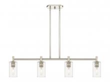 Innovations Lighting 434-4I-PN-G434-7CL - Crown Point - 4 Light - 44 inch - Polished Nickel - Island Light