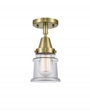 Innovations Lighting 447-1C-AB-G182S - Canton - 1 Light - 6 inch - Antique Brass - Flush Mount