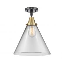 Innovations Lighting 447-1C-BAB-G42-L - Cone - 1 Light - 12 inch - Black Antique Brass - Flush Mount