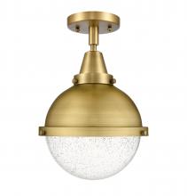 Innovations Lighting 447-1C-BB-HFS-84-BB - Hampden - 1 Light - 9 inch - Brushed Brass - Flush Mount