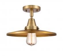 Innovations Lighting 447-1C-BB-MFR-BB-12 - Appalachian - 1 Light - 12 inch - Brushed Brass - Flush Mount