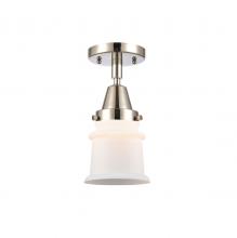 Innovations Lighting 447-1C-PN-G181S - Canton - 1 Light - 6 inch - Polished Nickel - Flush Mount