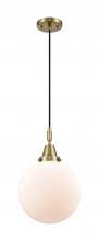 Innovations Lighting 447-1P-AB-G201-10 - Beacon - 1 Light - 10 inch - Antique Brass - Mini Pendant