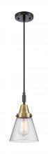 Innovations Lighting 447-1P-BAB-G64 - Cone - 1 Light - 6 inch - Black Antique Brass - Mini Pendant