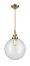 Innovations Lighting 447-1S-AB-G202-12 - Beacon - 1 Light - 12 inch - Antique Brass - Mini Pendant