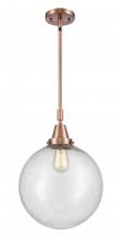 Innovations Lighting 447-1S-AC-G204-12 - Beacon - 1 Light - 12 inch - Antique Copper - Mini Pendant