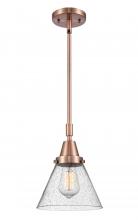 Innovations Lighting 447-1S-AC-G44 - Cone - 1 Light - 8 inch - Antique Copper - Mini Pendant