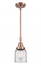 Innovations Lighting 447-1S-AC-G52 - Bell - 1 Light - 5 inch - Antique Copper - Mini Pendant