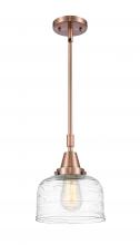 Innovations Lighting 447-1S-AC-G713 - Bell - 1 Light - 8 inch - Antique Copper - Mini Pendant