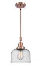 Innovations Lighting 447-1S-AC-G74 - Bell - 1 Light - 8 inch - Antique Copper - Mini Pendant