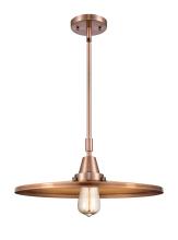 Innovations Lighting 447-1S-AC-MFR-AC-16 - Appalachian - 1 Light - 16 inch - Antique Copper - Mini Pendant