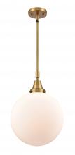 Innovations Lighting 447-1S-BB-G201-12 - Beacon - 1 Light - 12 inch - Brushed Brass - Mini Pendant