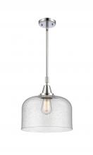 Innovations Lighting 447-1S-PC-G74-L - Bell - 1 Light - 12 inch - Polished Chrome - Mini Pendant